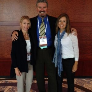 Clint Tripodi with our Atlanta based team members Kim Hiler and Lisa Berman